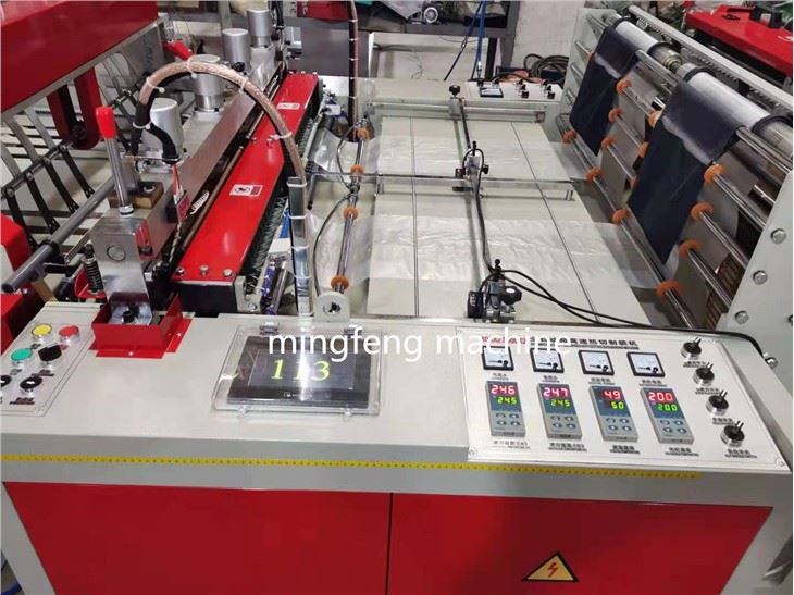 Automatic High Speed Polythene Biodegradable Plastic Shopping T-Shirt Bag Making Machine(Double-Layer)